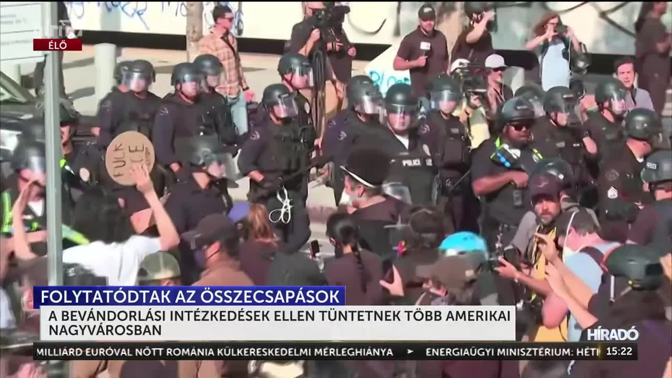 Folytatódtak az összecsapások Los Angelesben