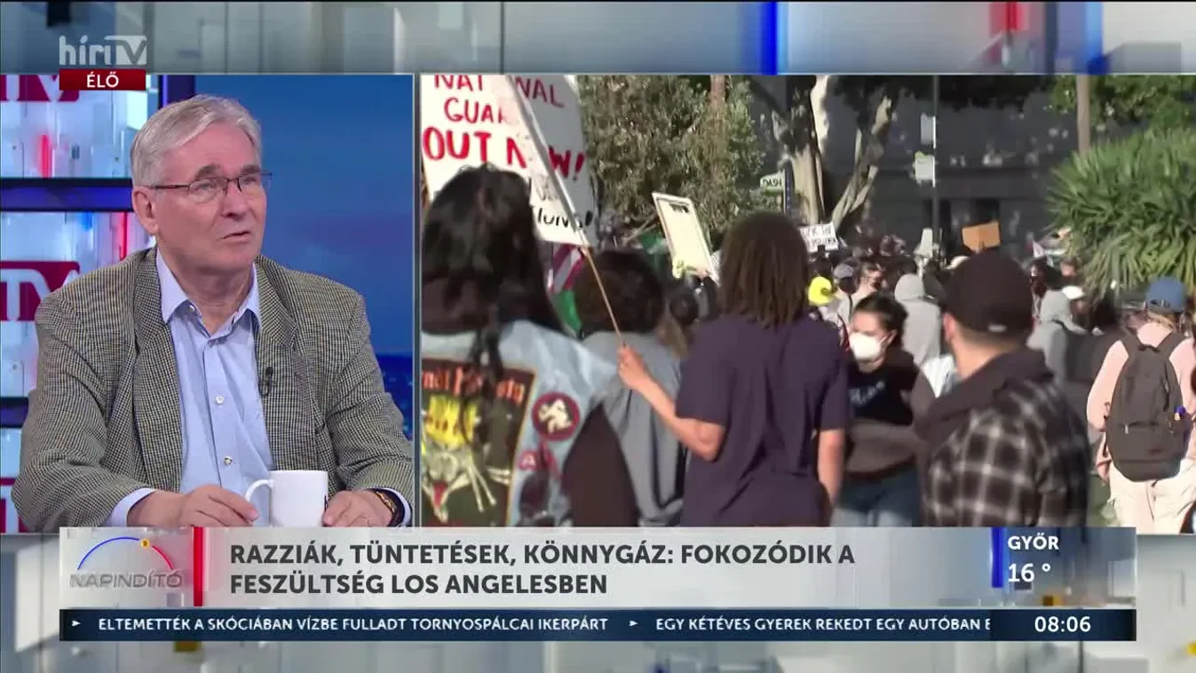 RAZZIÁK, TÜNTETÉSEK, KÖNNYGÁZ: FOKOZÓDIK A FESZÜLTSÉG LOS ANGELESBEN