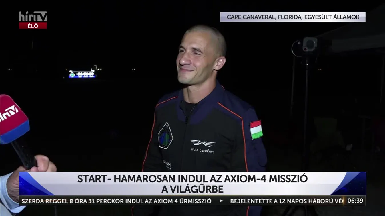 Indul az Axiom 4 űrmisszió - interjú Cserényi Gyula tartalékos kutatóűrhajóssal