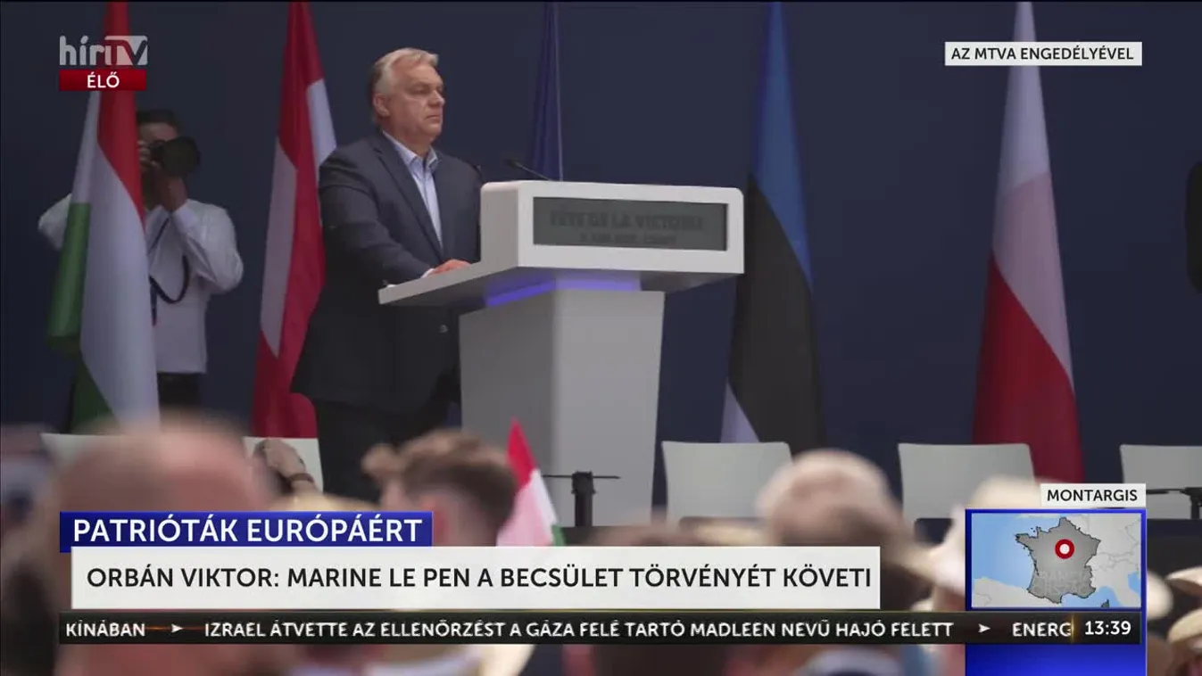 Orbán Viktor felszólalt a Patrióták nagygyűlésén Franciaországban + videó