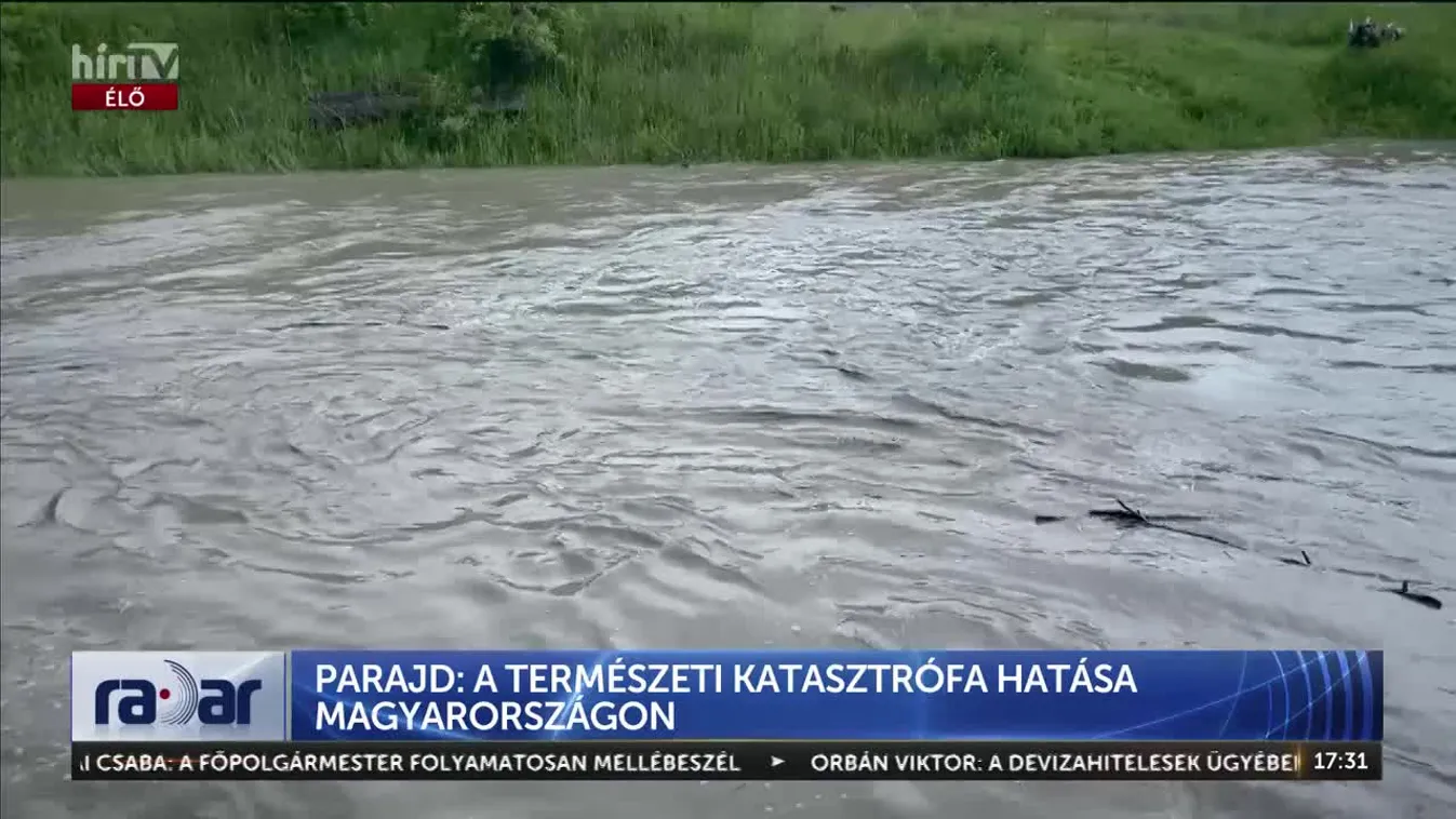 Radar – Parajd: a természeti katasztrófa hatása Magyarországon
