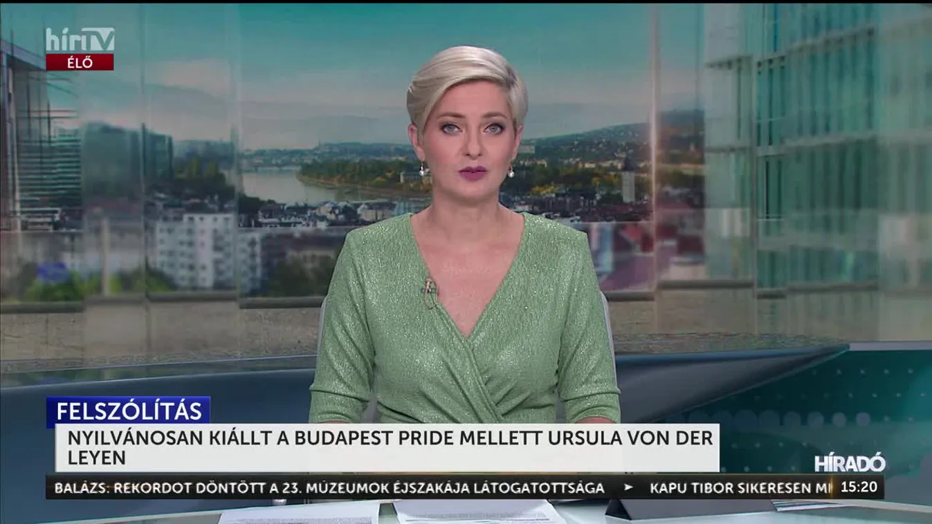 NYILVÁNOSAN KIÁLLT A BUDAPEST PRIDE MELLETT URSULA VON DER LEYEN