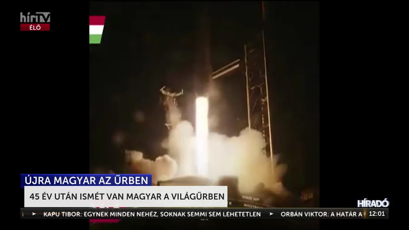 45 év után ismét van magyar a világűrben