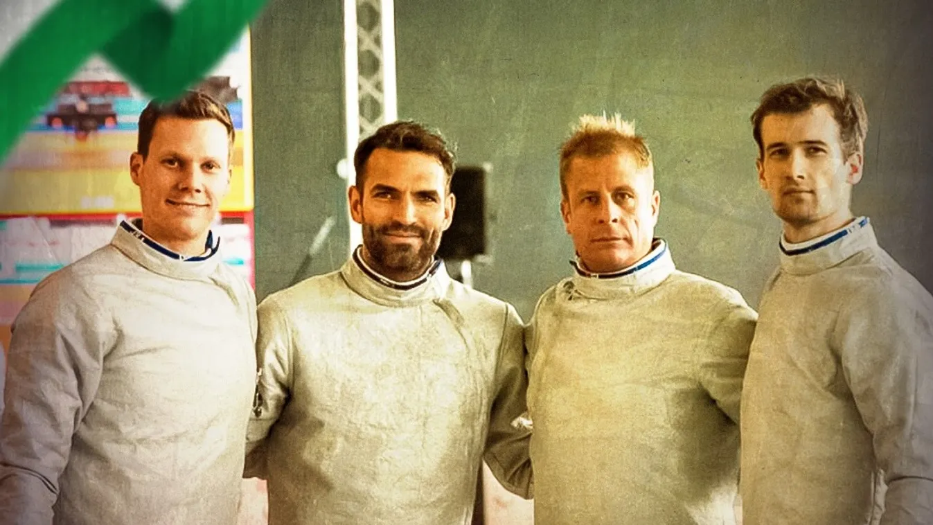 Aranyat ért a magyar férfi vívócsapat teljesítménye az Európa-bajnokságon