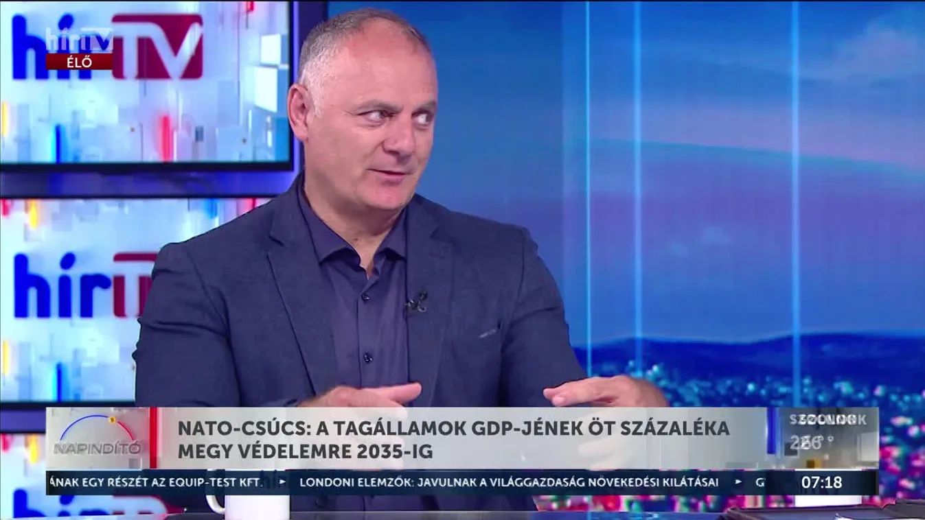 Napindító – NATO-csúcs: A tagállamok GDP-jének öt százaléka megy védelemre 2035-ig