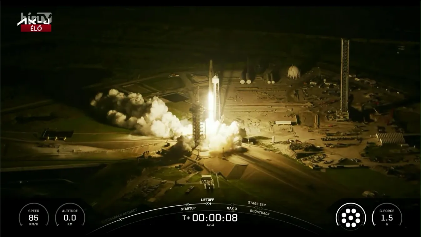 Íme, a történelmi pillanat: Kapu Tiborék így indultak el a Nemzetközi Űrállomásra + videó