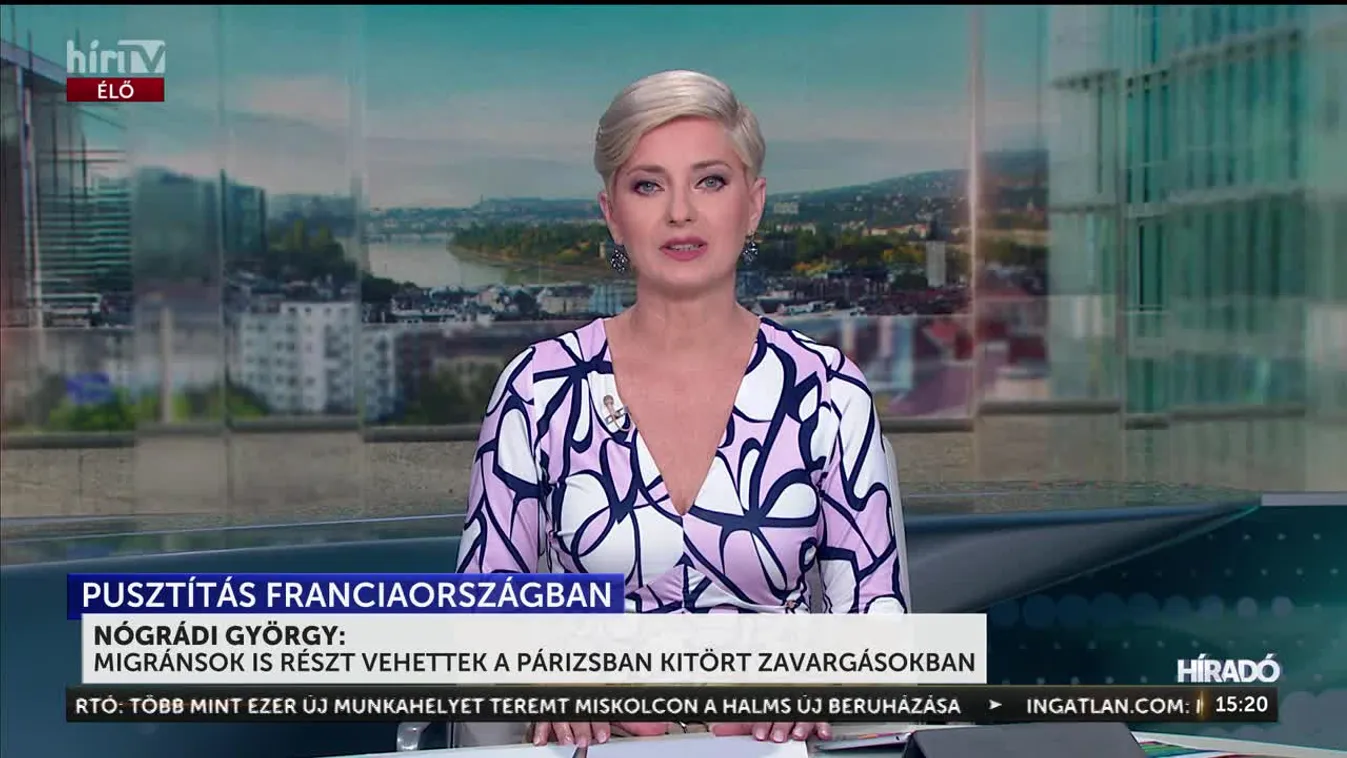 Nógrádi György: Migránsok is részt vehettek a Párizsban kitört zavargásokban