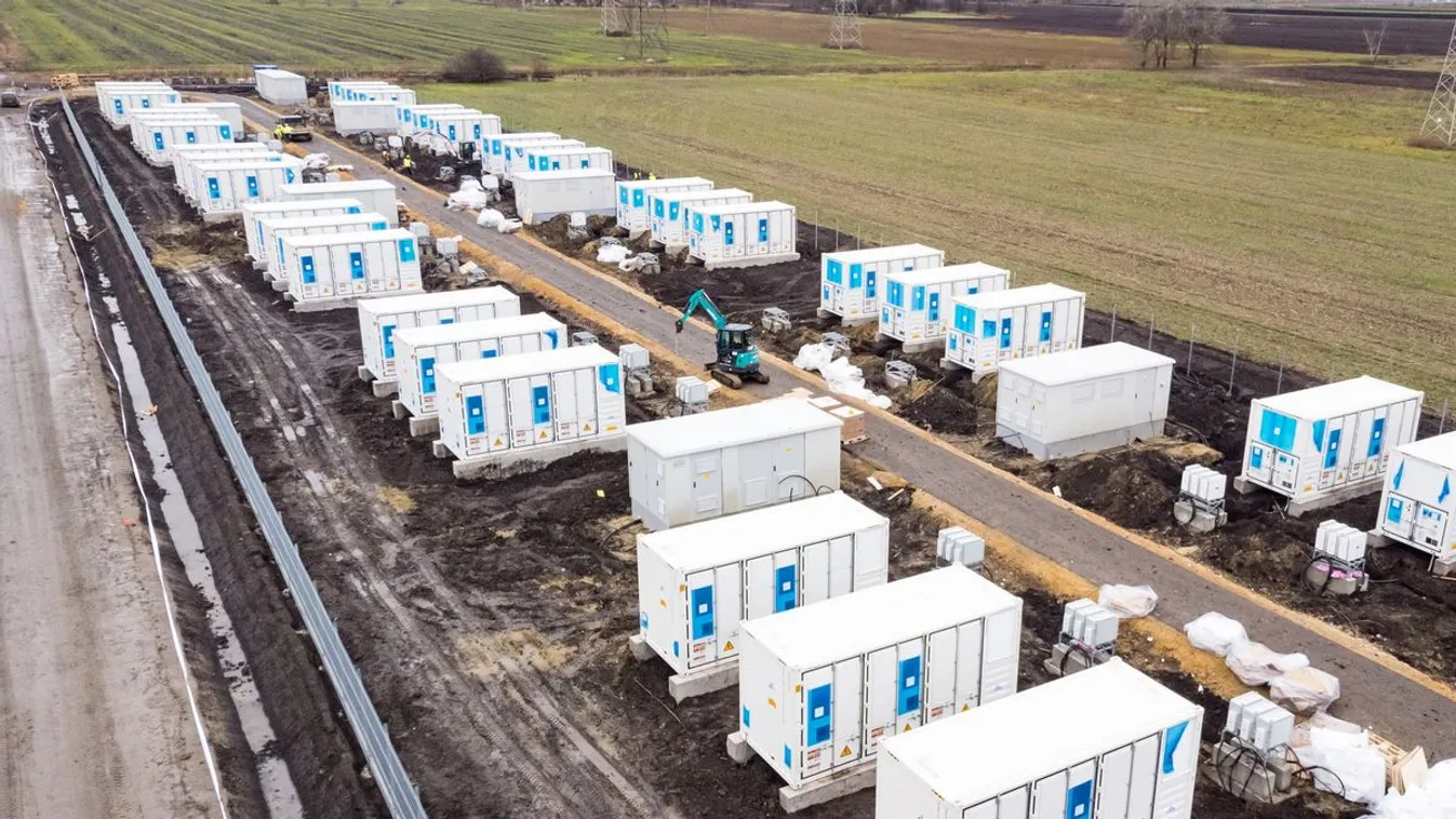 Az eddigi legnagyobb hálózati integrált energiatároló épült fel Magyarországon