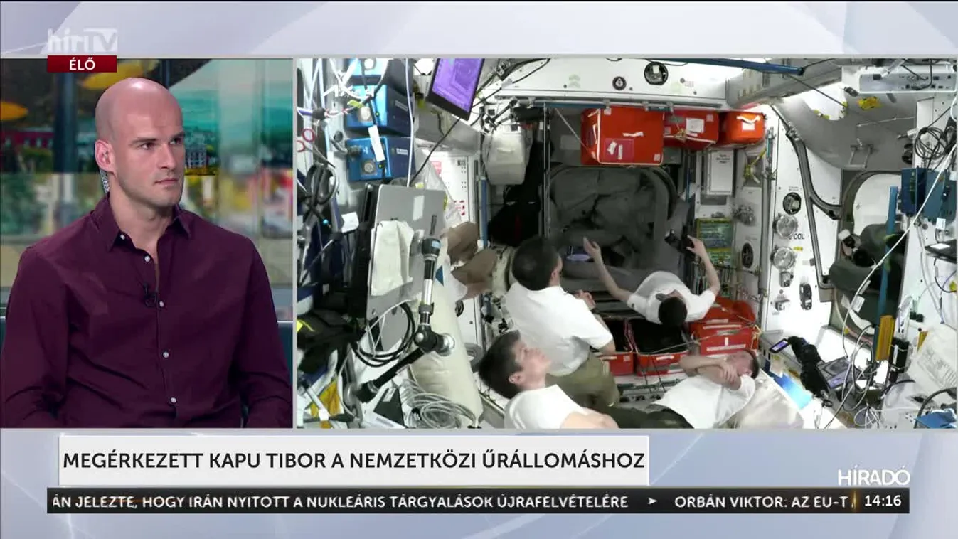 Kapu Tibor megérkezett a Nemzetközi Űrállomásra