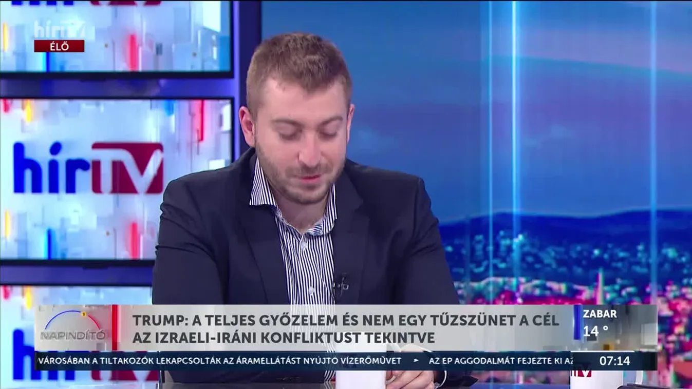 TRUMP: A TELJES GYŐZELEM ÉS NEM EGY TŰZSZÜNET A CÉL AZ IZRAELI-IRÁNI KONFLIKTUST TEKINTVE