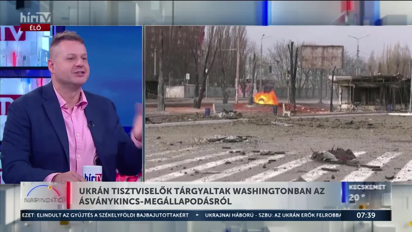 Háború Ukrajnában - Ukrán tisztviselők tárgyaltak Washingtonban az ásványkincs-megállapodásról