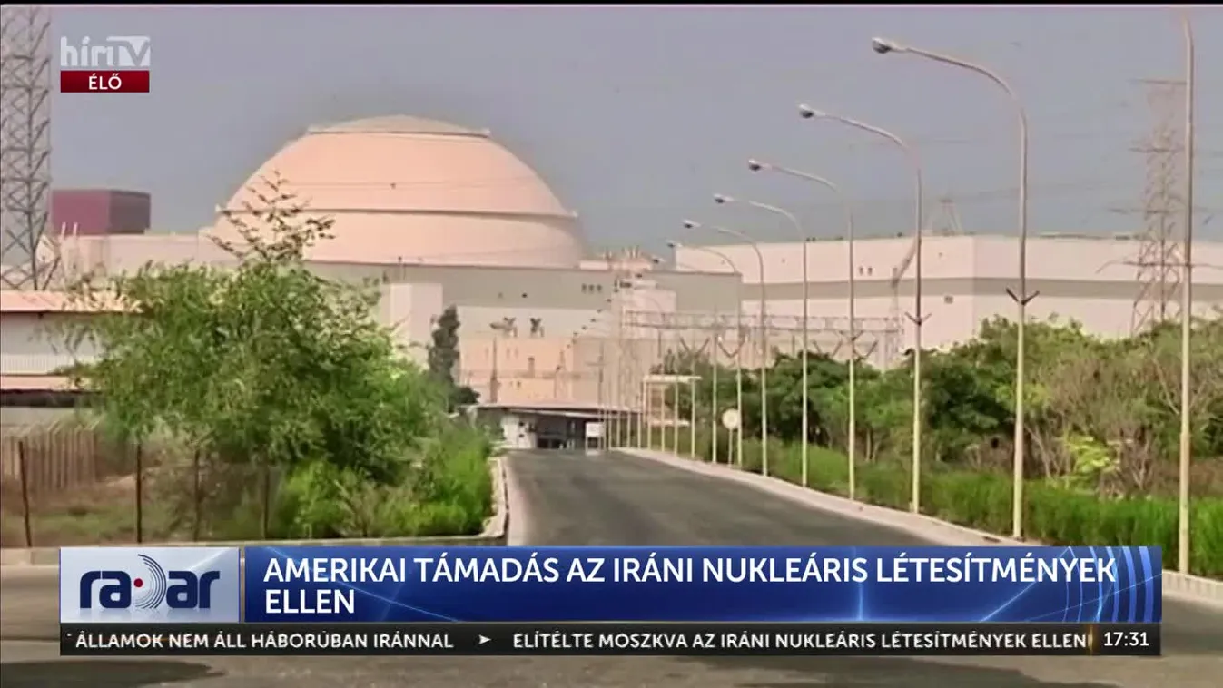 Radar - Amerikai támadás az iráni nukleáris létesítmények ellen + videó