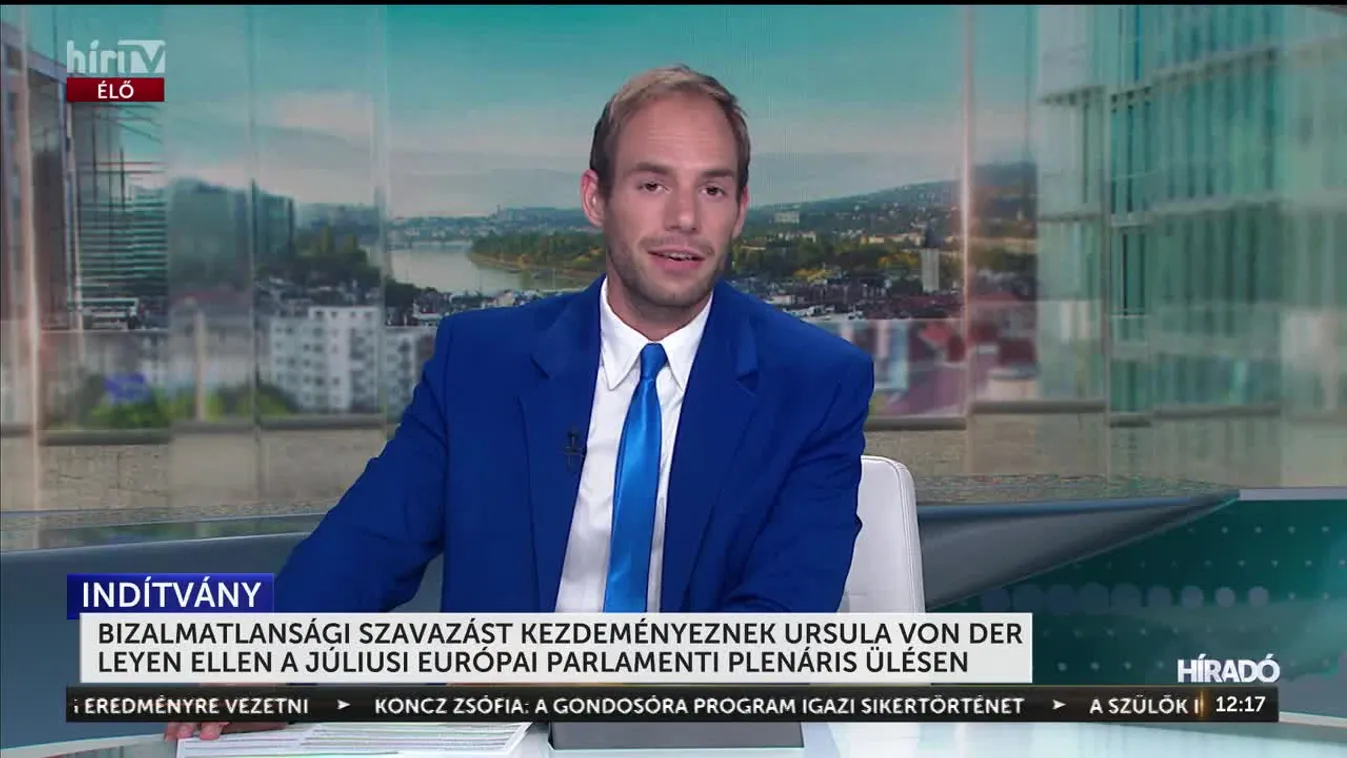BIZALMATLANSÁGI SZAVAZÁST KEZDEMÉNYEZNEK URSULA VON DER LEYEN ELLEN A JÚLIUSI EURÓPAI PARLAMENTI PLENÁRIS ÜLÉSEN