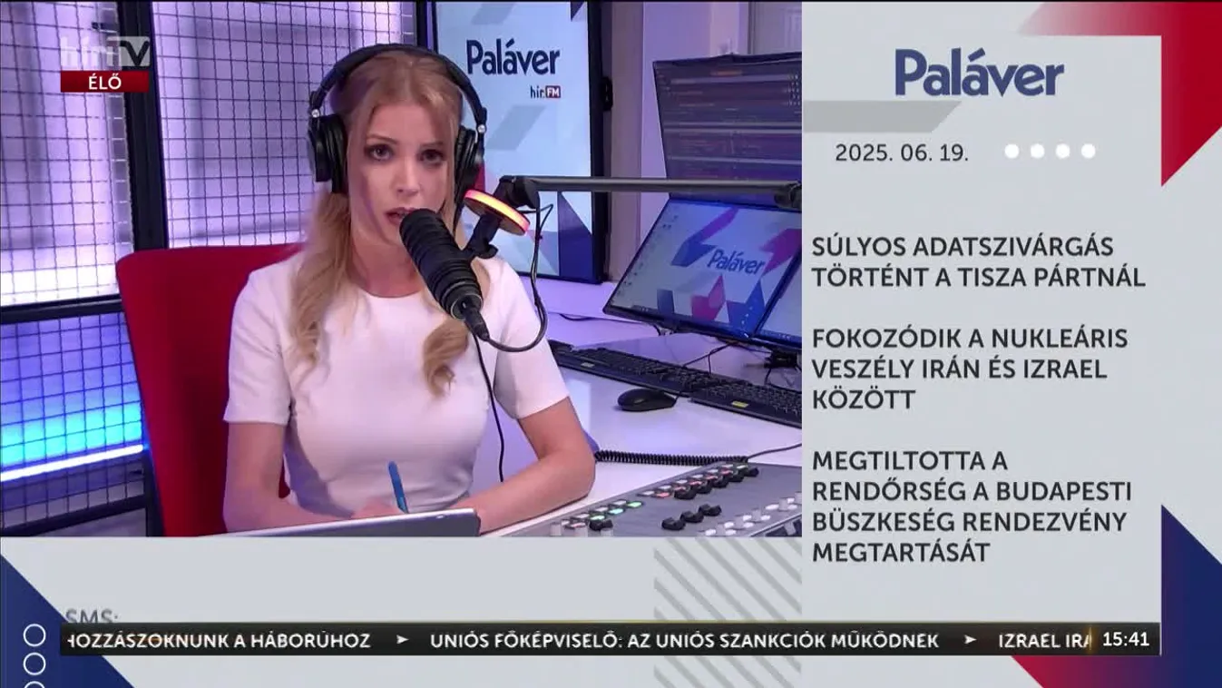 Paláver - Súlyos adatszivárgás történt a Tisza Pártnál