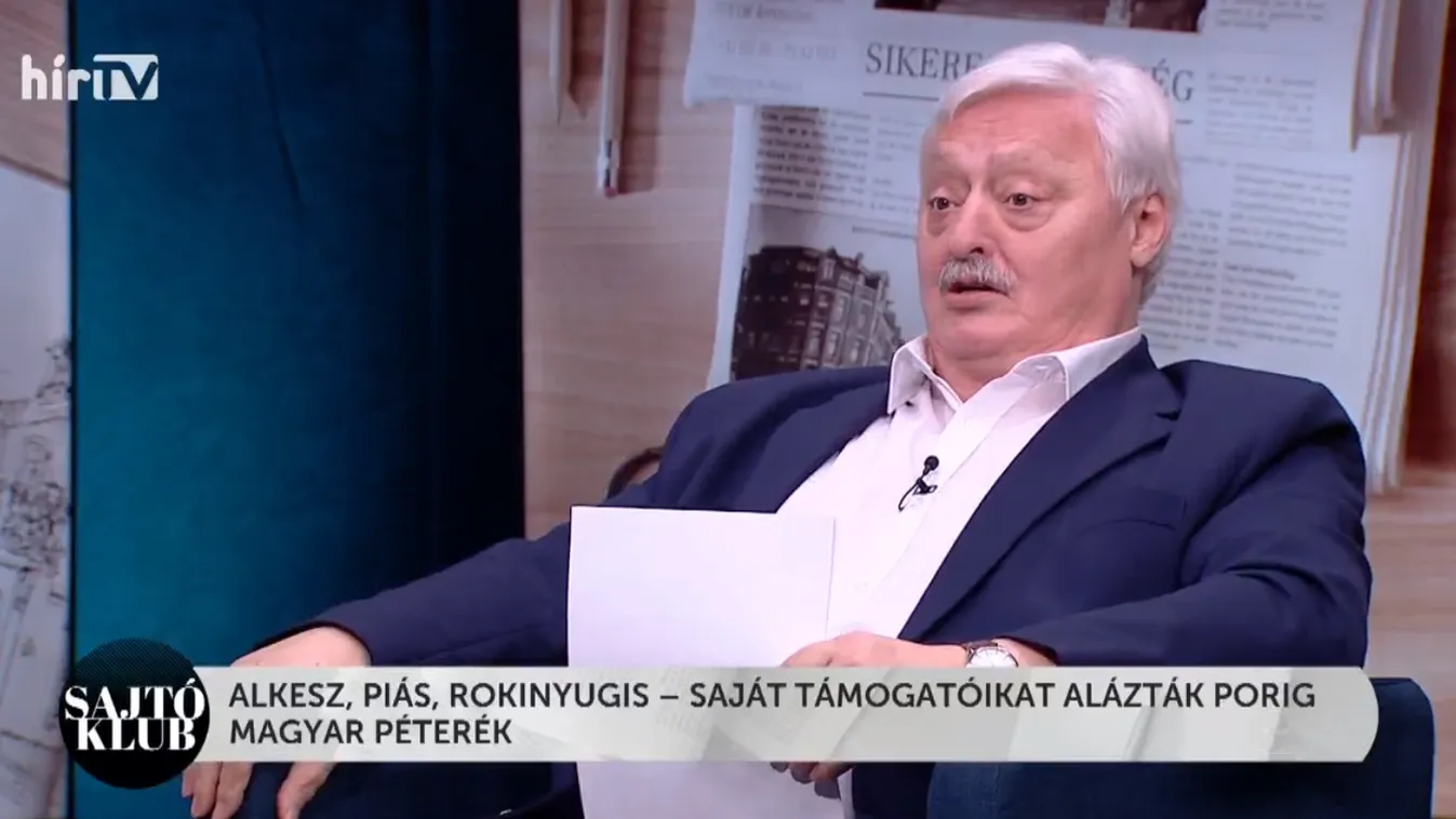 Sajtóklub – Alkesz, piás, rokinyugis – saját támogatóikat alázták porig Magyar Péterék + videó