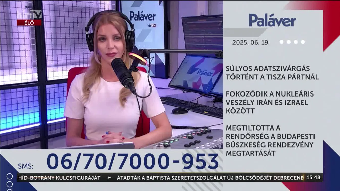 Paláver - Súlyos adatszivárgás történt a Tisza Pártnál + videó