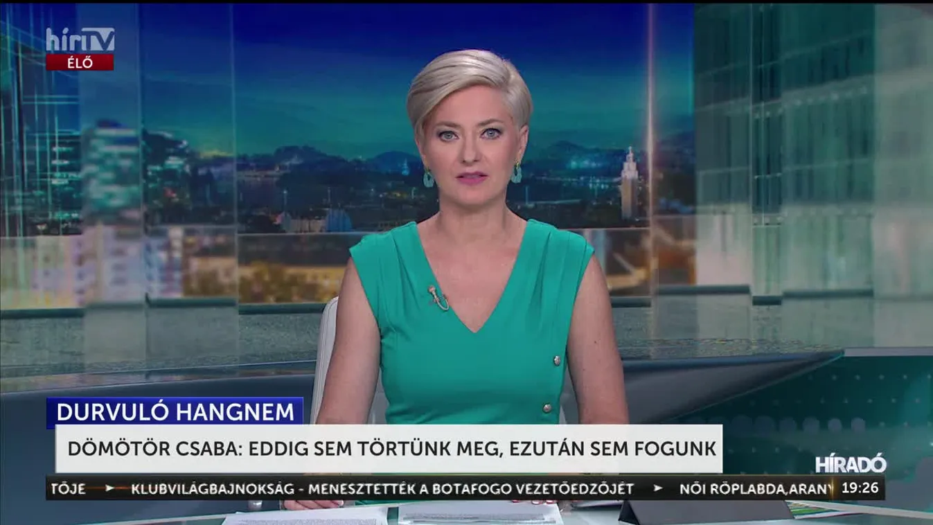 DÖMÖTÖR CSABA: EDDIG SEM TÖRTÜNK MEG, EZUTÁN SEM FOGUNK