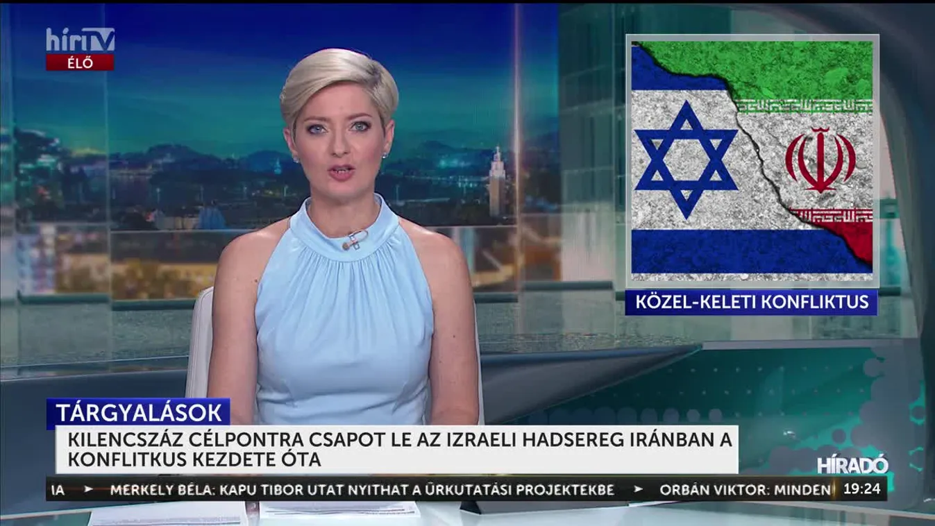 	Kilencszáz célpontra csapott le az izraeli hadsereg Iránban a konfliktus kezdete óta