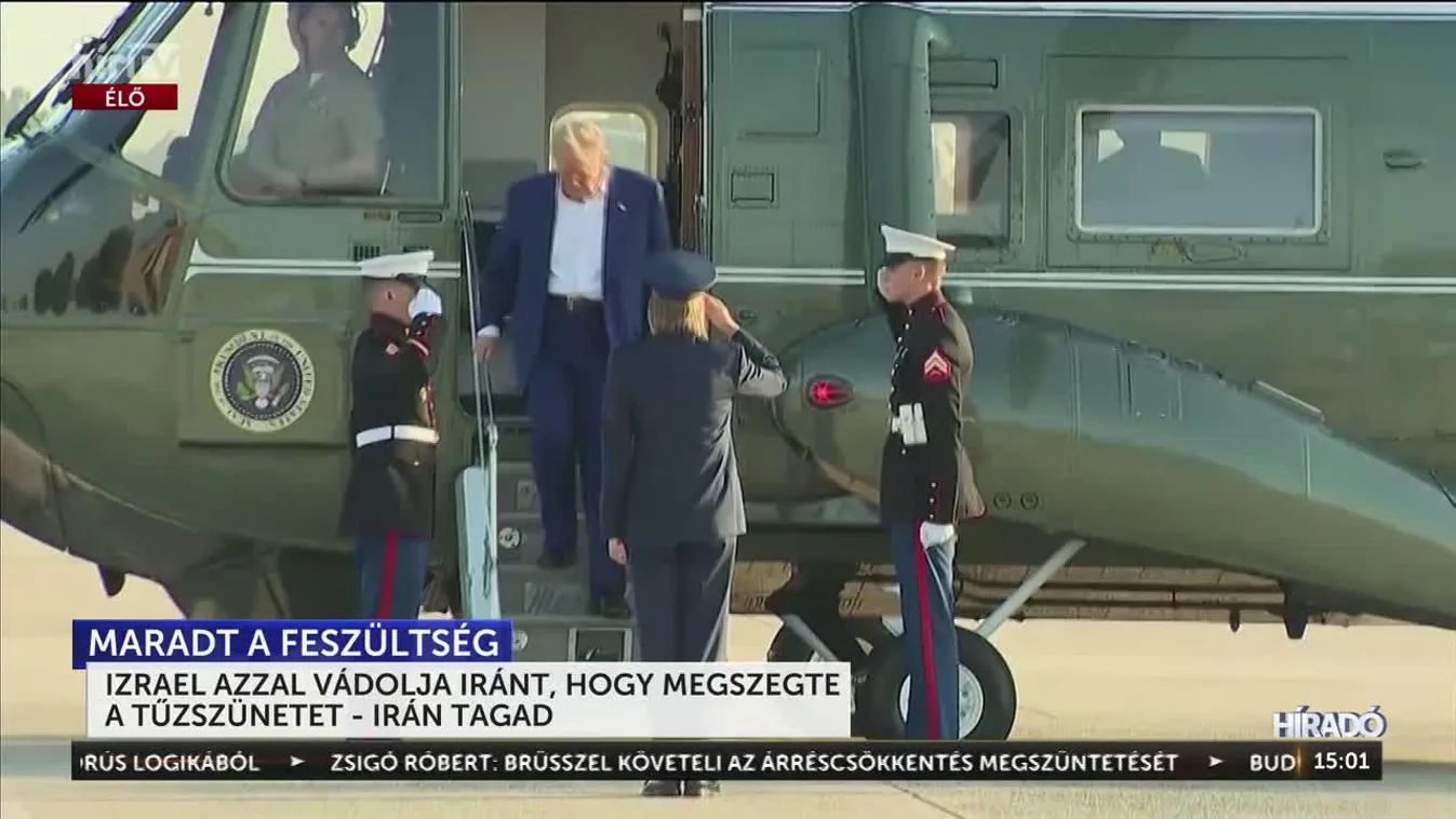 IZRAEL AZZAL VÁDOLJA IRÁNT, HOGY MEGSZEGTE A TŰZSZÜNETET - IRÁN TAGAD