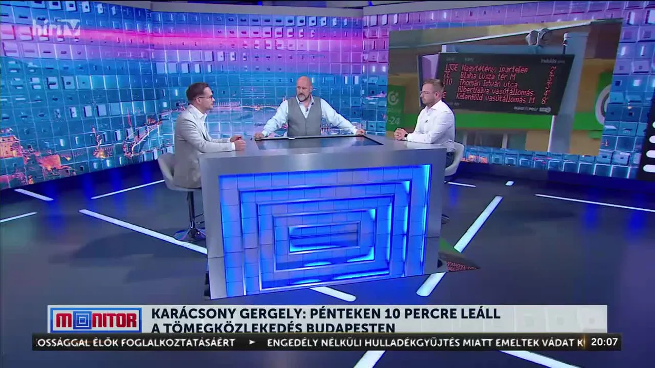 Monitor - Pénteken 10 percre leáll a tömegközlekedés Budapesten
