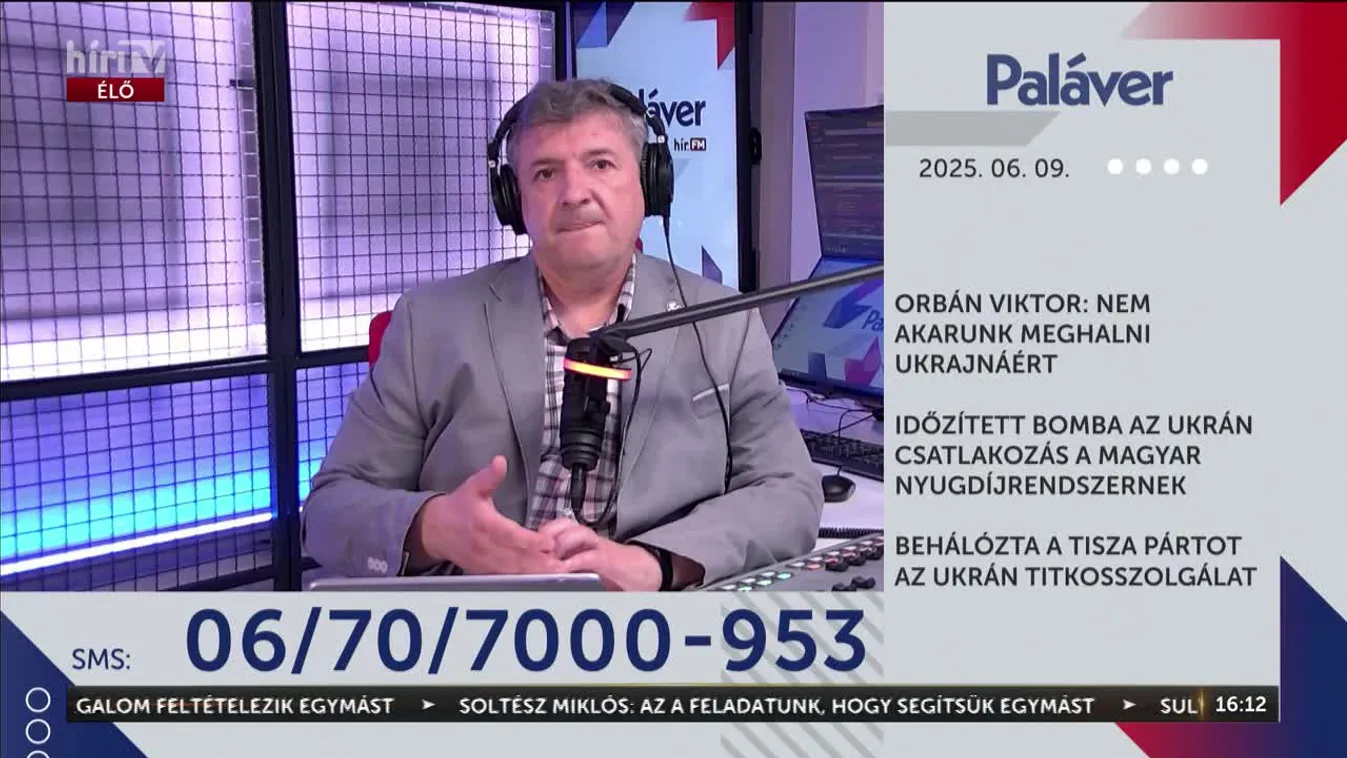 Paláver - Orbán Viktor: Nem akarunk meghalni Ukrajnáért + videó