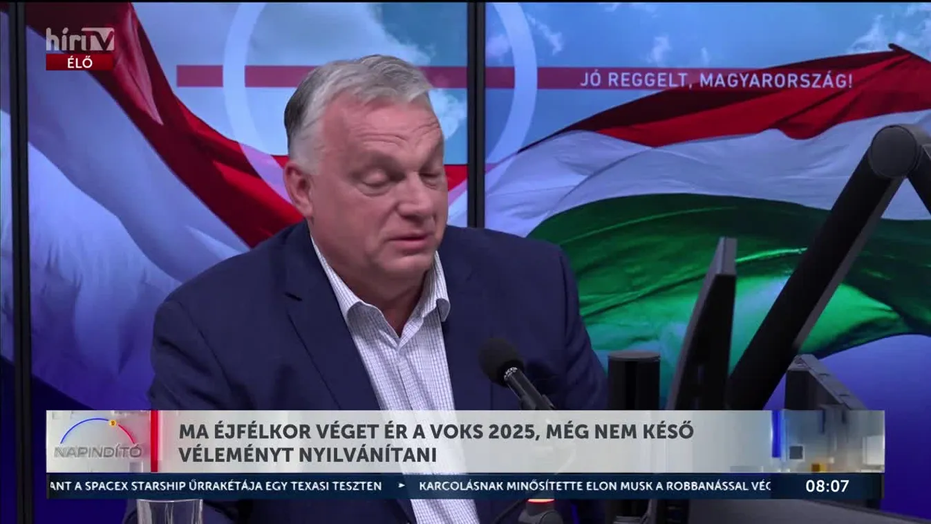 ORBÁN VIKTOR: MAGYARORSZÁG KÖVETKEZŐ ÉVEIT MEGHATÁROZÓ KÉRDÉSRŐL VAN SZÓ