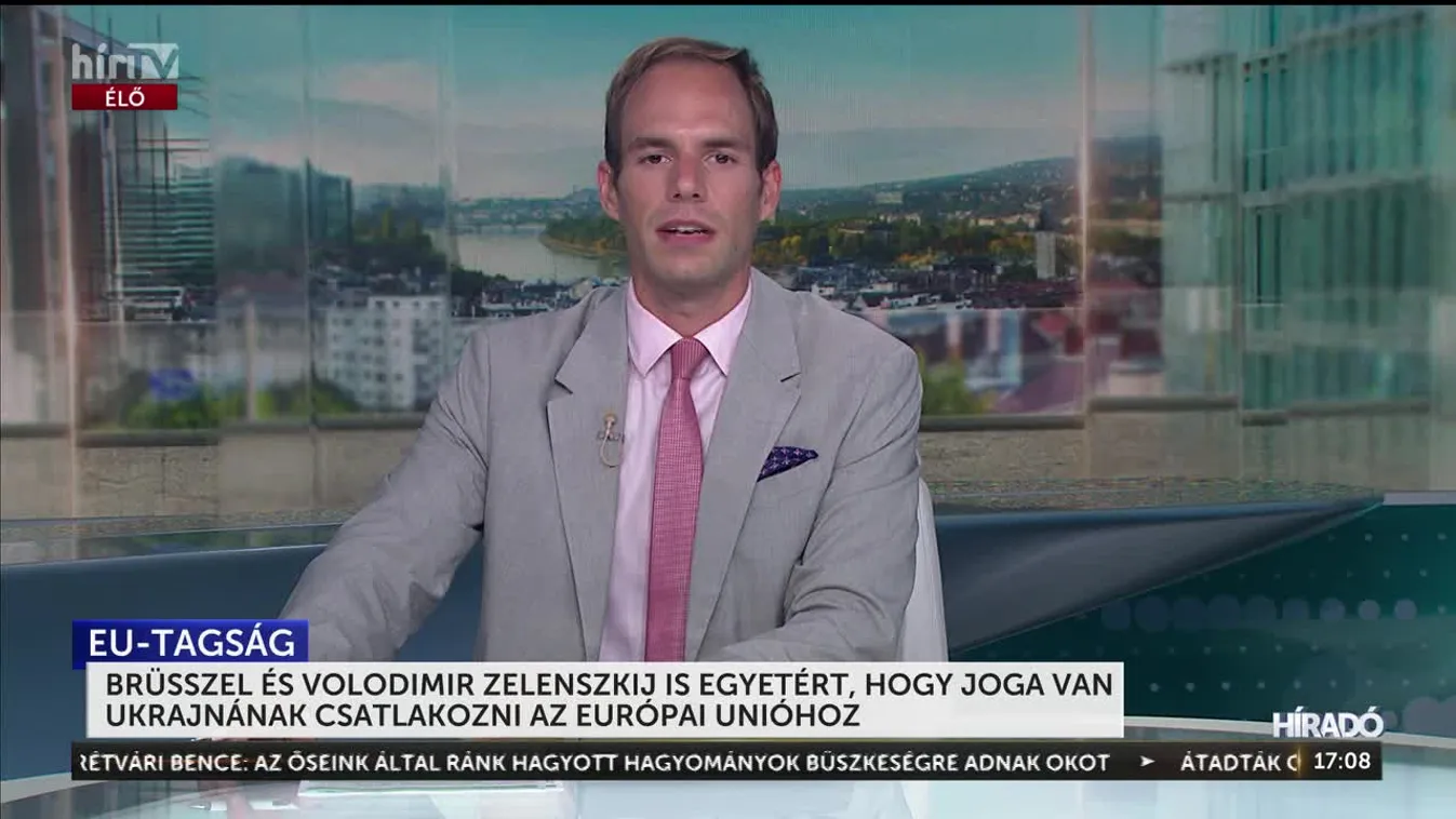 	Volodimir Zelenszkij és az Európai Parlament egyetértenek abban, hogy joga van Ukrajnának csatlakozni