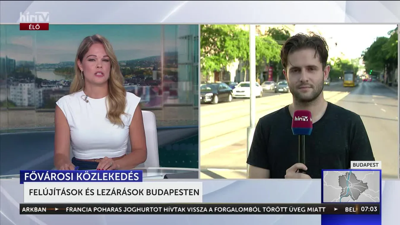 Felújítások és lezárások Budapesten