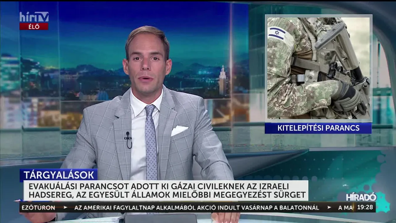 Evakuálási parancsot adott ki gázai civileknek az izraeli hadsereg, az Egyesült Államok mielőbbi megegyezést sürget