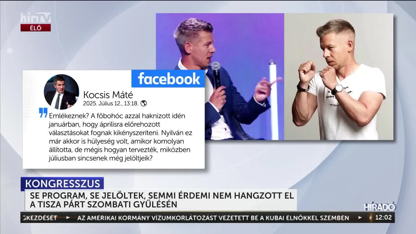 Se program, se jelöltek, semmi érdemi nem hangzott el a Tisza Párt szombati kongresszusán + videó