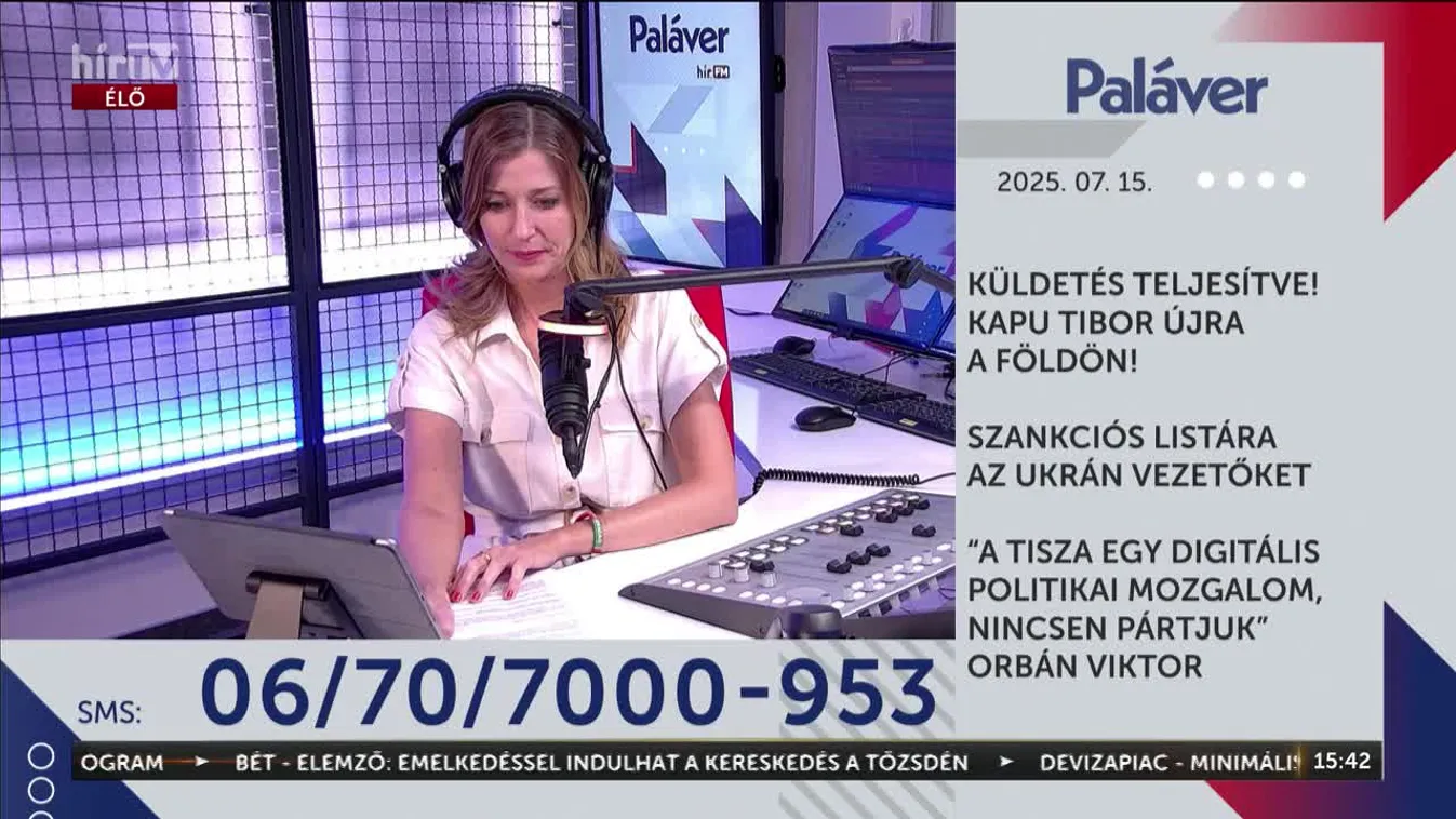 Paláver – Kapu Tibor újra a Földön!