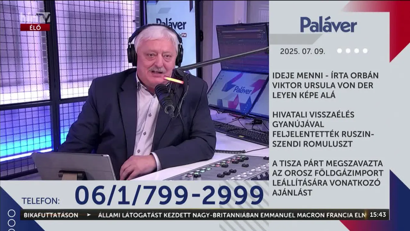 Paláver - Hivatali visszaélés gyanújával feljelentették Ruszin-Szendi Romuluszt