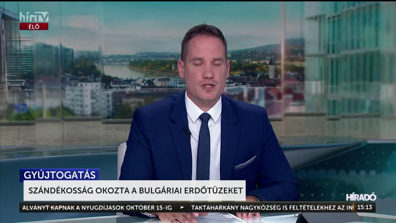 SZÁNDÉKOSSÁG OKOZTA A BULGÁRIAI ERDŐTÜZEKET