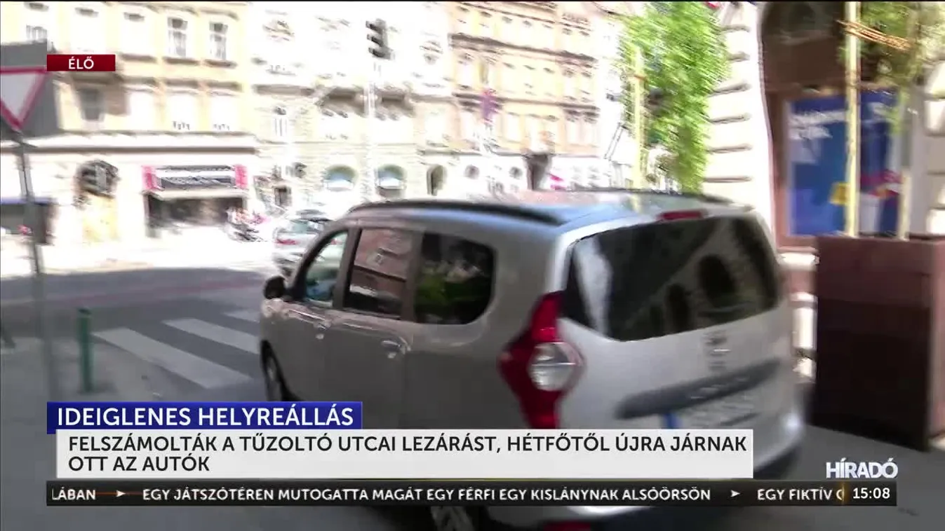 FELSZÁMOLTÁK A TŰZOLTÓ UTCAI LEZÁRÁST, HÉTFŐTŐL ÚJRA JÁRNAK OTT AZ AUTÓK