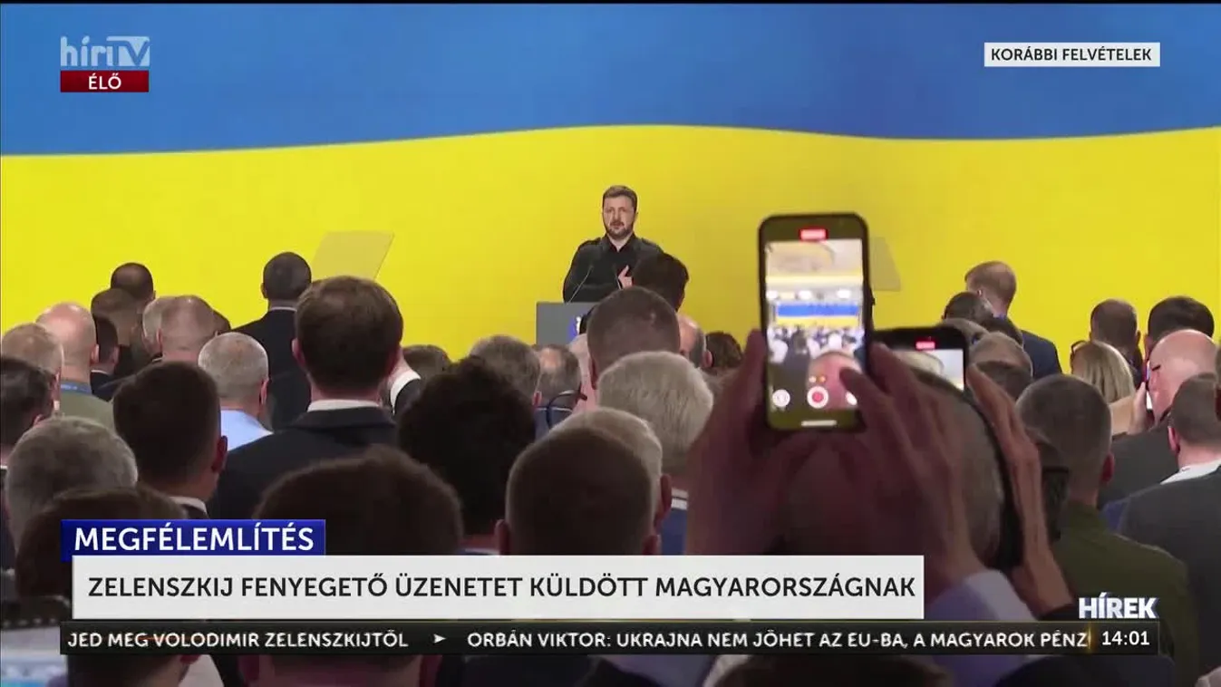 ZELENSZKIJ FENYEGETŐ ÜZENETET KÜLDÖTT MAGYARORSZÁGNAK