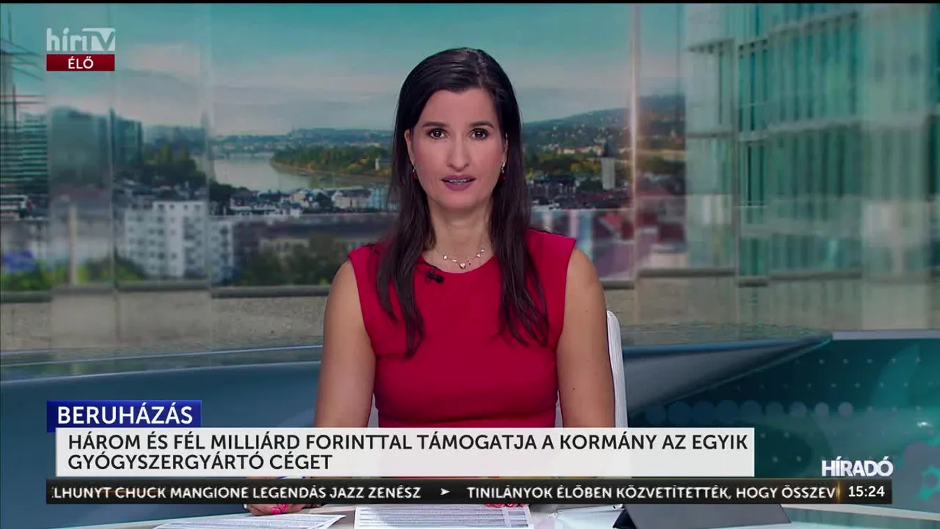 HÁROM ÉS FÉL MILLIÁRD FORINTTAL TÁMOGATJA A KORMÁNY AZ EGYIK GYÓGYSZERGYÁRTÓ CÉGET