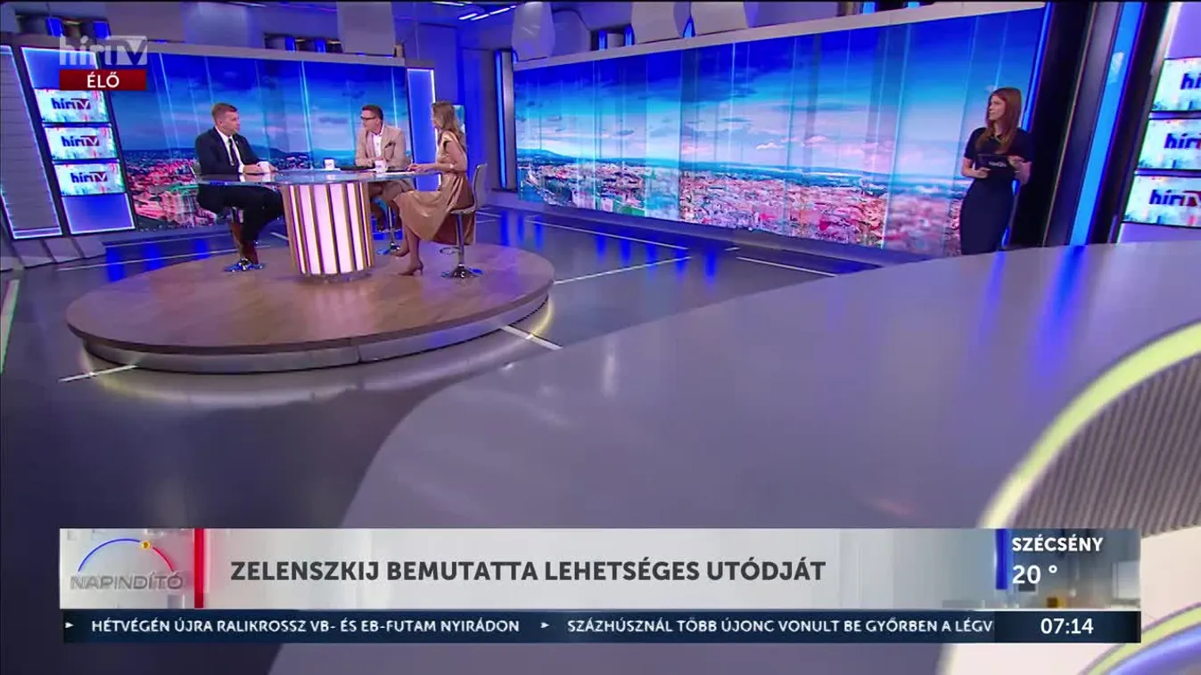 Zelenszkij bemutatta lehetséges utódját