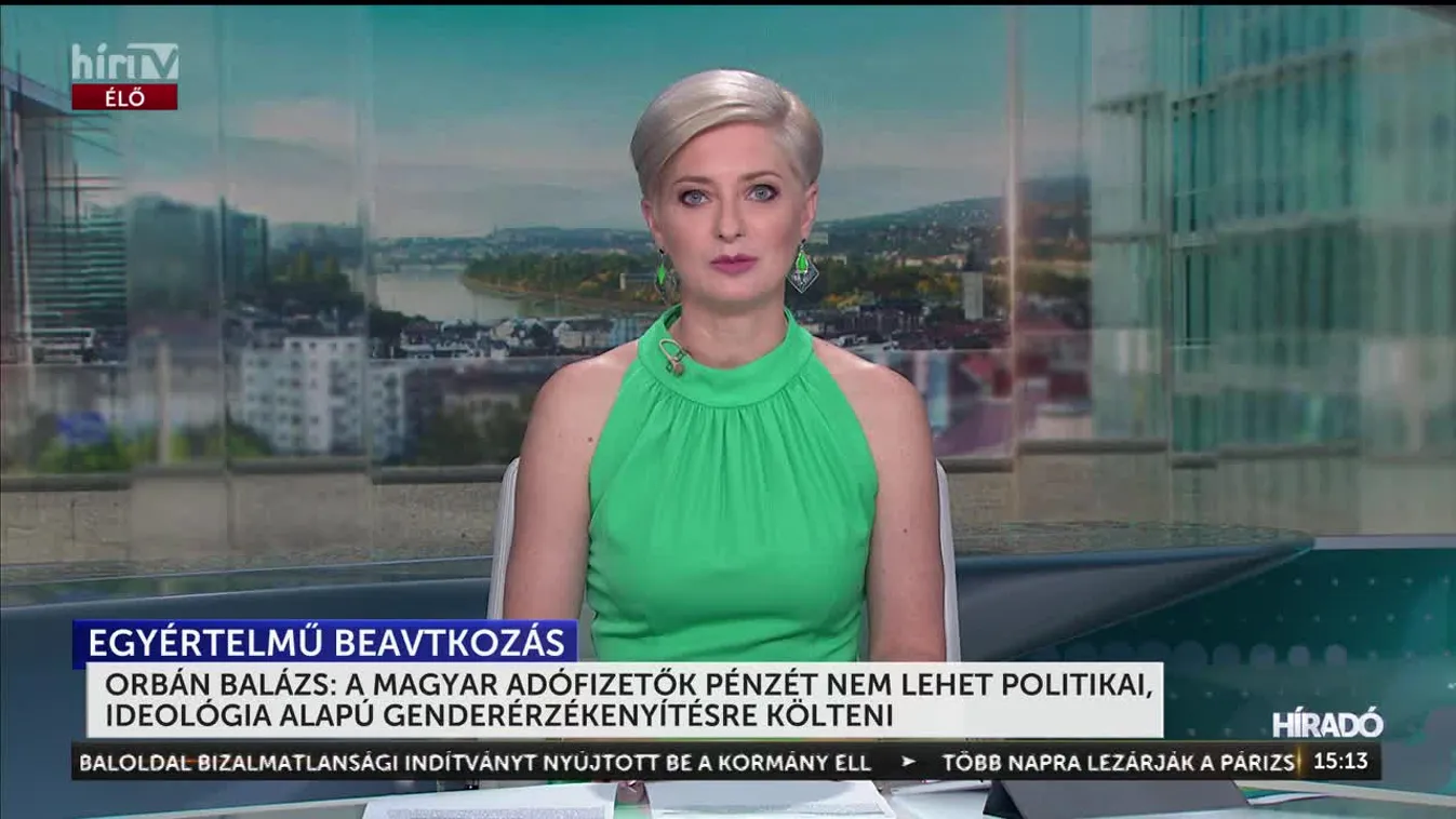 ORBÁN BALÁZS: A MAGYAR ADÓFIZETŐK PÉNZÉT NEM LEHET POLITIKAI, IDEOLÓGIA ALAPÚ GENDERÉRZÉKENYÍTÉSRE KÖLTENI