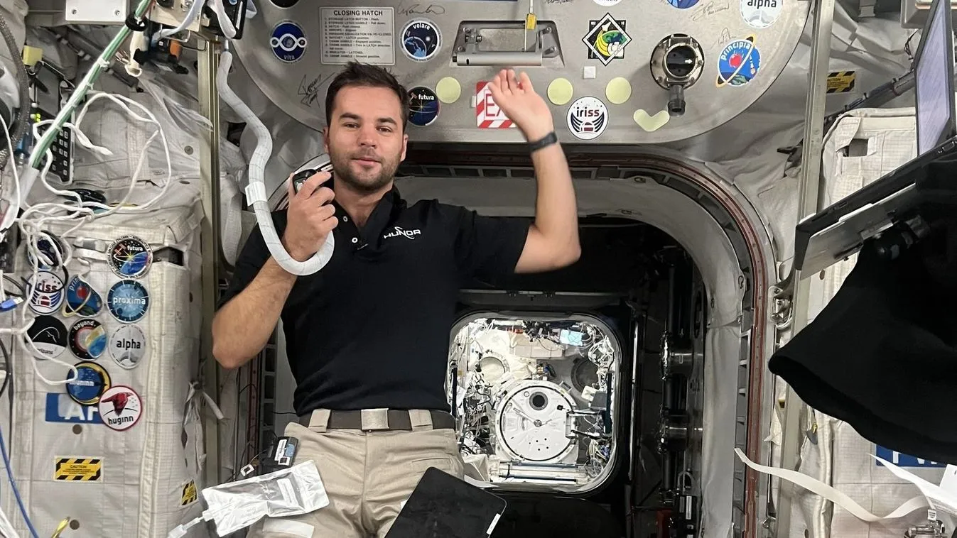 Magyar fejlesztésekkel tér haza Kapu Tibor a világűrből