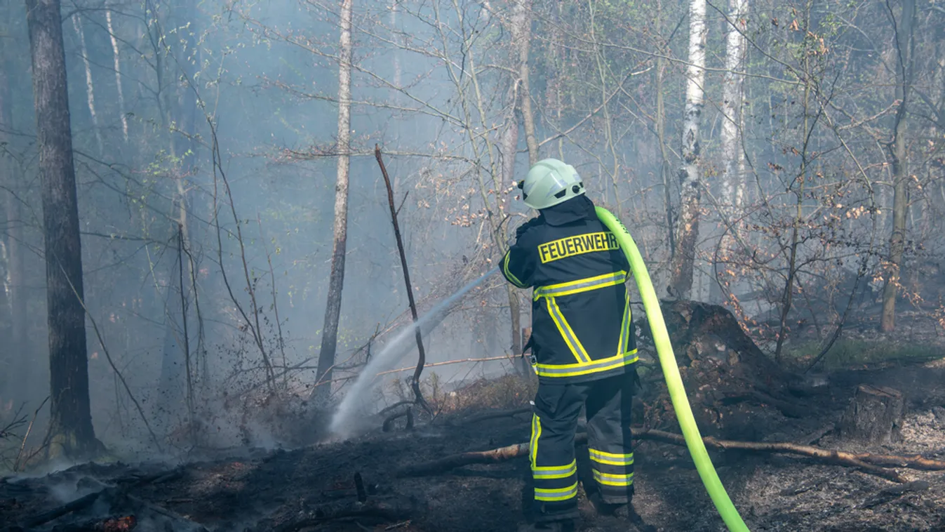Kedd óta lángokban állnak Délkelet-Németország erdői