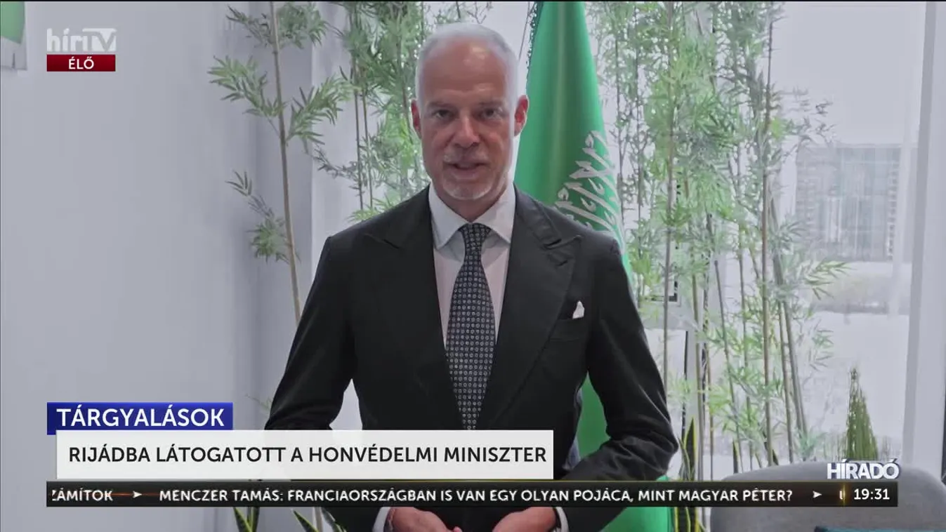 Rijádban tárgyalt a magyar honvédelmi miniszter + videó