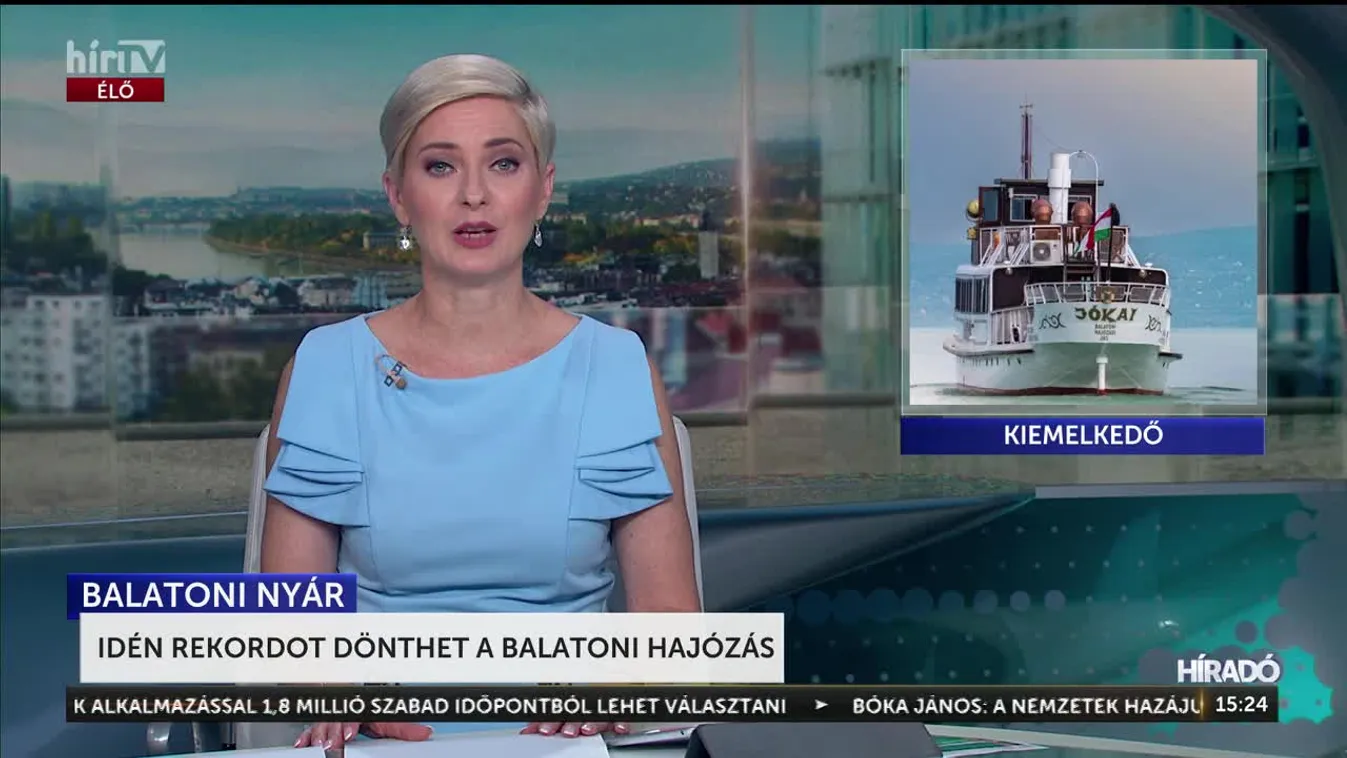 IDÉN REKORDOT DÖNTHET A BALATONI HAJÓZÁS