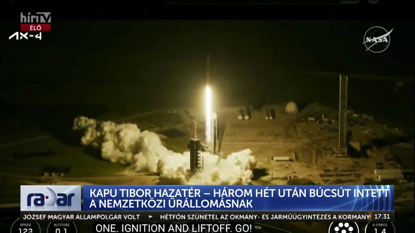 Kapu Tibor hazatér – három hét után búcsút intett a Nemzetközi Űrállomásnak