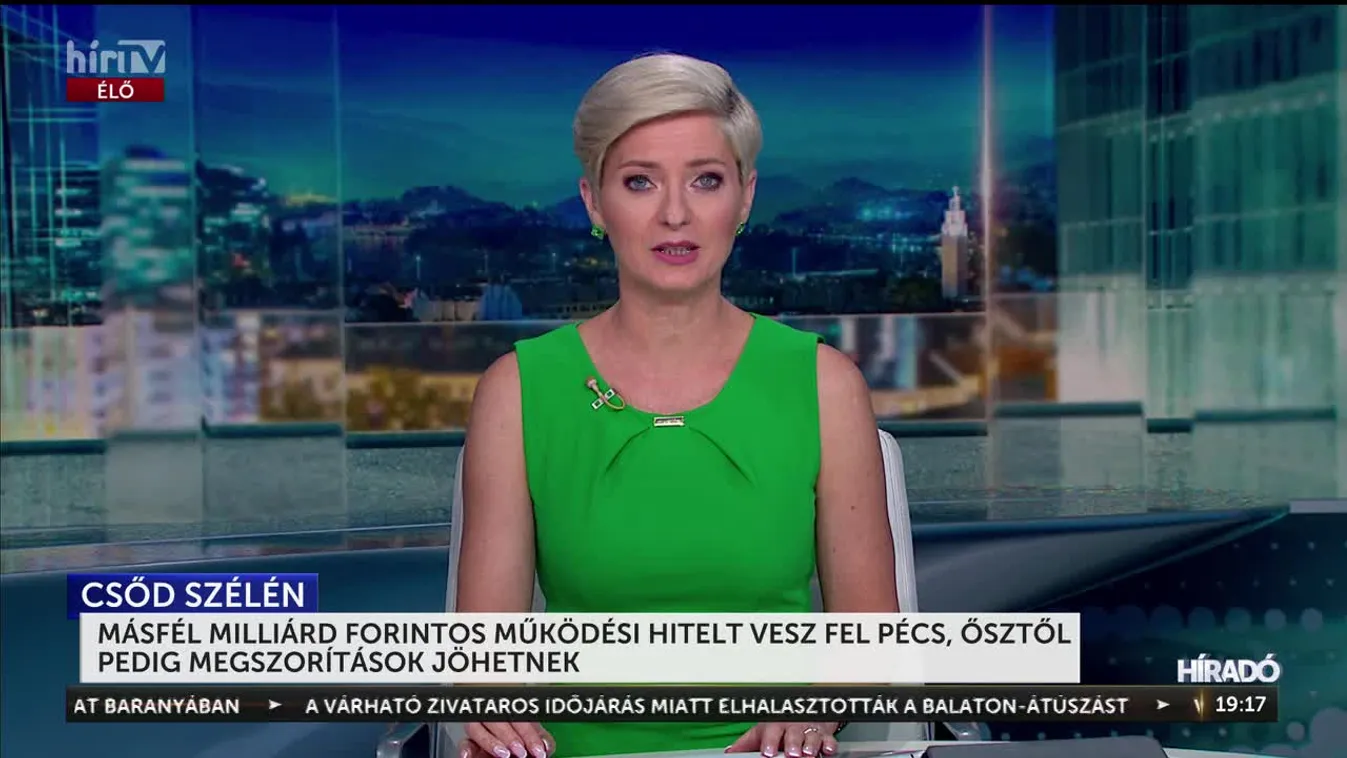 MÁSFÉL MILLIÁRD FORINTOS MŰKÖDÉSI HITELT VESZ FEL PÉCS, ŐSZTŐL PEDIG MEGSZORÍTÁSOK JÖHETNEK