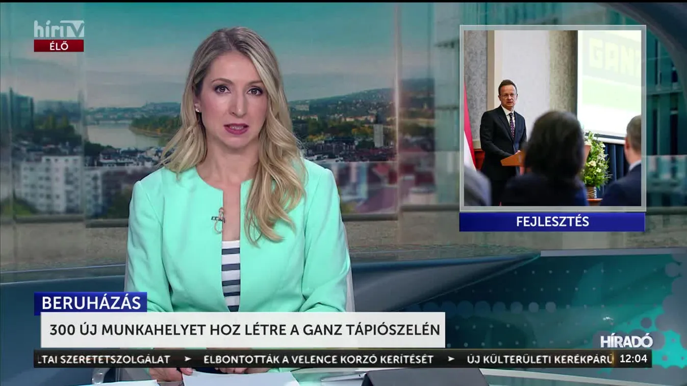300 ÚJ MUNKAHELYET HOZ LÉTRE A GANZ TÁPIÓSZELÉN