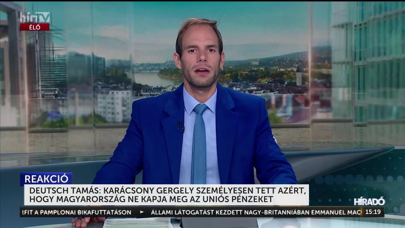 DEUTSCH TAMÁS: KARÁCSONY GERGELY SZEMÉLYESEN TETT AZÉRT, HOGY MAGYARORSZÁG NE KAPJA MEG AZ UNIÓS PÉNZEKET