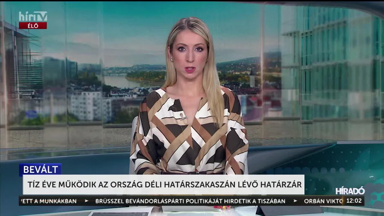 TÍZ ÉVE MŰKÖDIK AZ ORSZÁG DÉLI HATÁRSZAKASZÁN LÉVŐ HATÁRZÁR