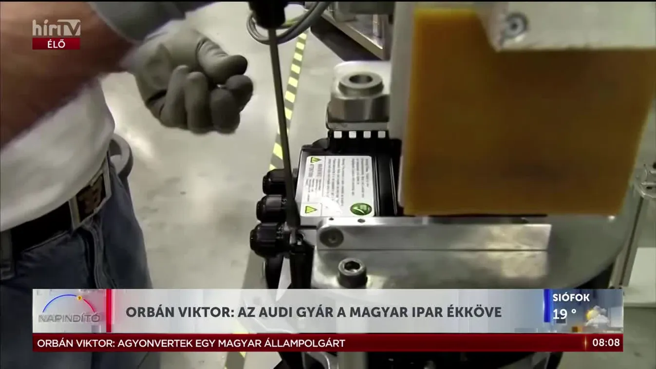 Orbán Viktor: Az Audi gyár a magyar ipar ékköve