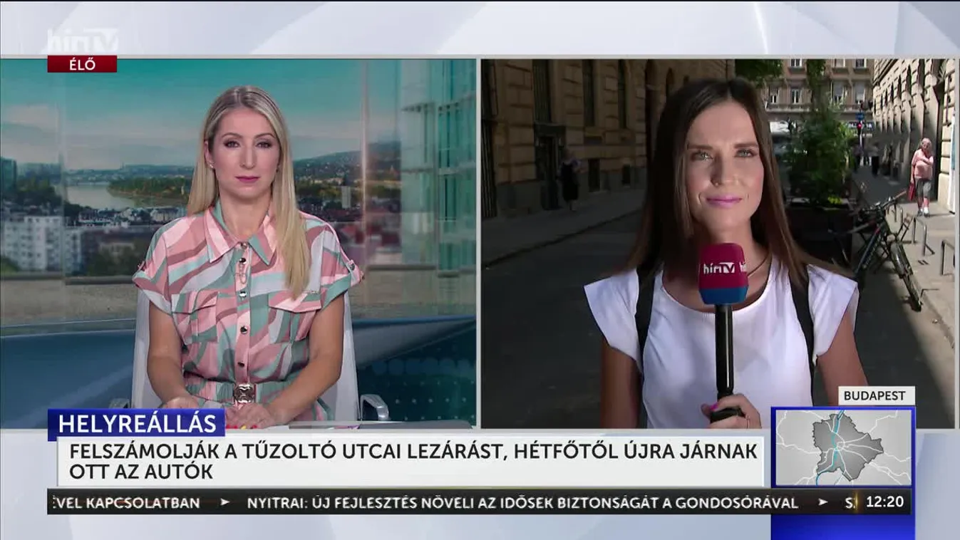 FELSZÁMOLJÁK A TŰZOLTÓ UTCAI LEZÁRÁST, HÉTFŐTŐL ÚJRA JÁRNAK OTT AZ AUTÓK