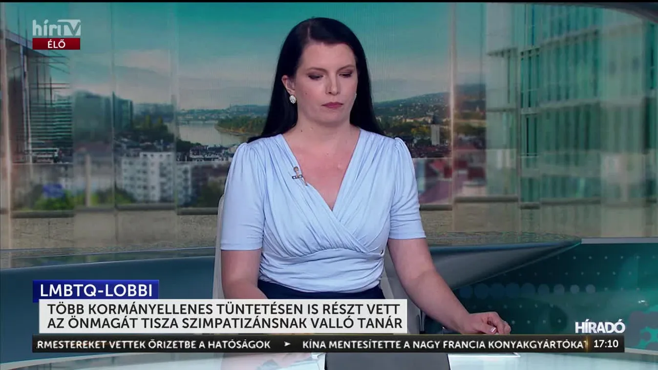 Több kormányellenes tüntetésen is részt vett az önmagát Tisza szimpatizánsnak valló tanár